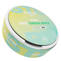 ШОК STORM - KIWI AND GREEN APPLE ● КИВИ И ЗЕЛЕНОЕ ЯБЛОКО ШОК STORM - KIWI AND GREEN APPLE (220 мг) (Слим) ● КИВИ И ЗЕЛЕНОЕ ЯБЛОКО