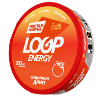 LOOP ENERGY (0 мг) (без никотина, кофеин 100 мг) (Слим) ● Сицилиан Дрип