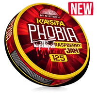 KASTA PHOBIA - RASPBERRY JAM (125 мг) (Слим) ● МАЛИНОВЫЙ ДЖЕМ